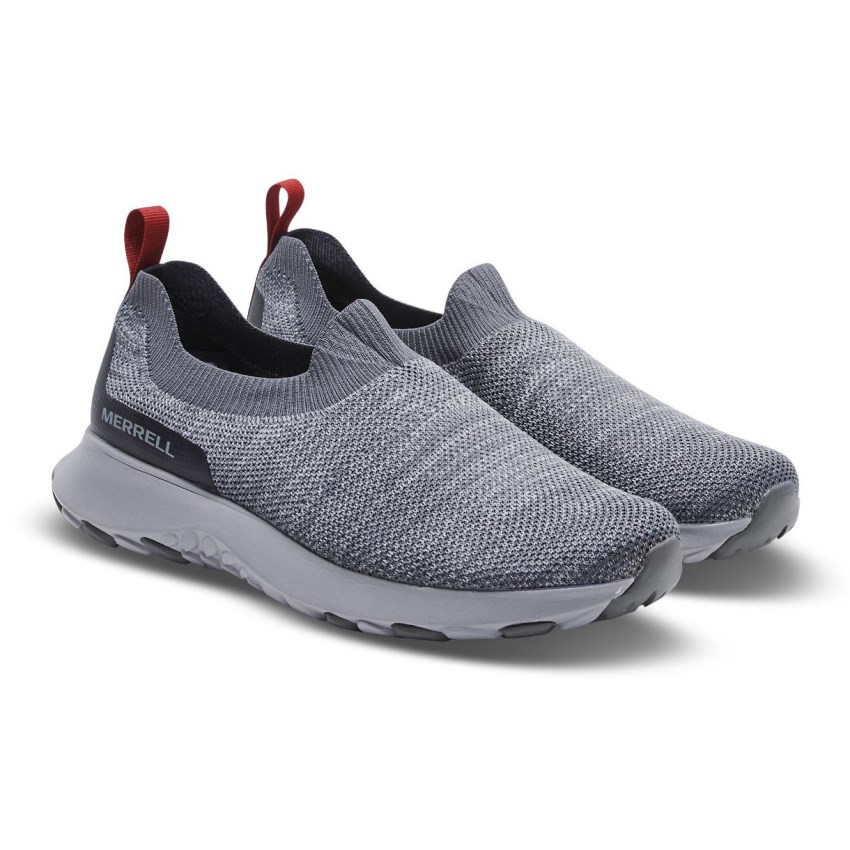 Basket Merrell Cloud Moc Knit Grise Homme | D.U.EBCG